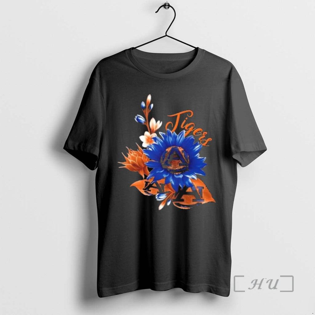 Officials Auburn Tigers Football X Sunflower Floral T-Shirts, Hoodie, Sweatshirt - T-Shirt, Sweatshirt, Hoodie