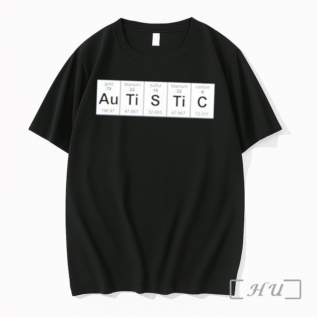 Officials Autistic Periodic Table Gold Titanium Sulfur Carbon Tee Unisex T-shirt, Sweatshirt, Hoodie, Long Sleeve Tee - T-Shirt, Sweatshirt, Hoodie
