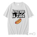 Officials Average Is Fine Hot Dog Premium T Shirts Sweater Hoodie Jpg Unisex T-shirt, Sweatshirt, Hoodie, Long Sleeve Tee - T-Shirt, Sweatshirt, Hoodie