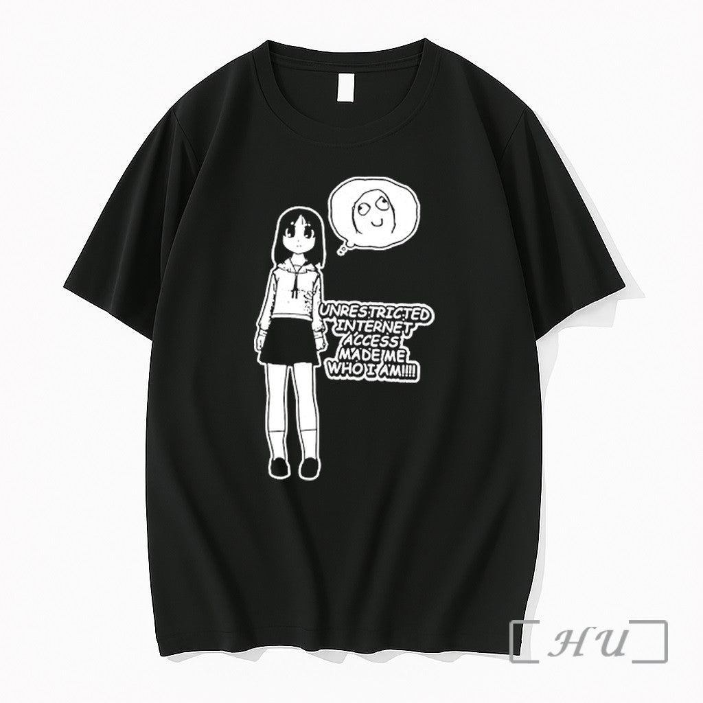 Officials Ayumu Kasuga Unrestricted Internet Access Made Me Who I Am Premium T Shirts Sweater - T-Shirt, Sweatshirt, Hoodie