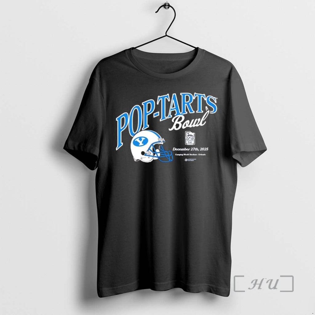 Officials Byu Cougars 2025 Pop Tarts Bowl Helmet Chriast T-Shirts, Hoodie, Sweatshirt - T-Shirt, Sweatshirt, Hoodie