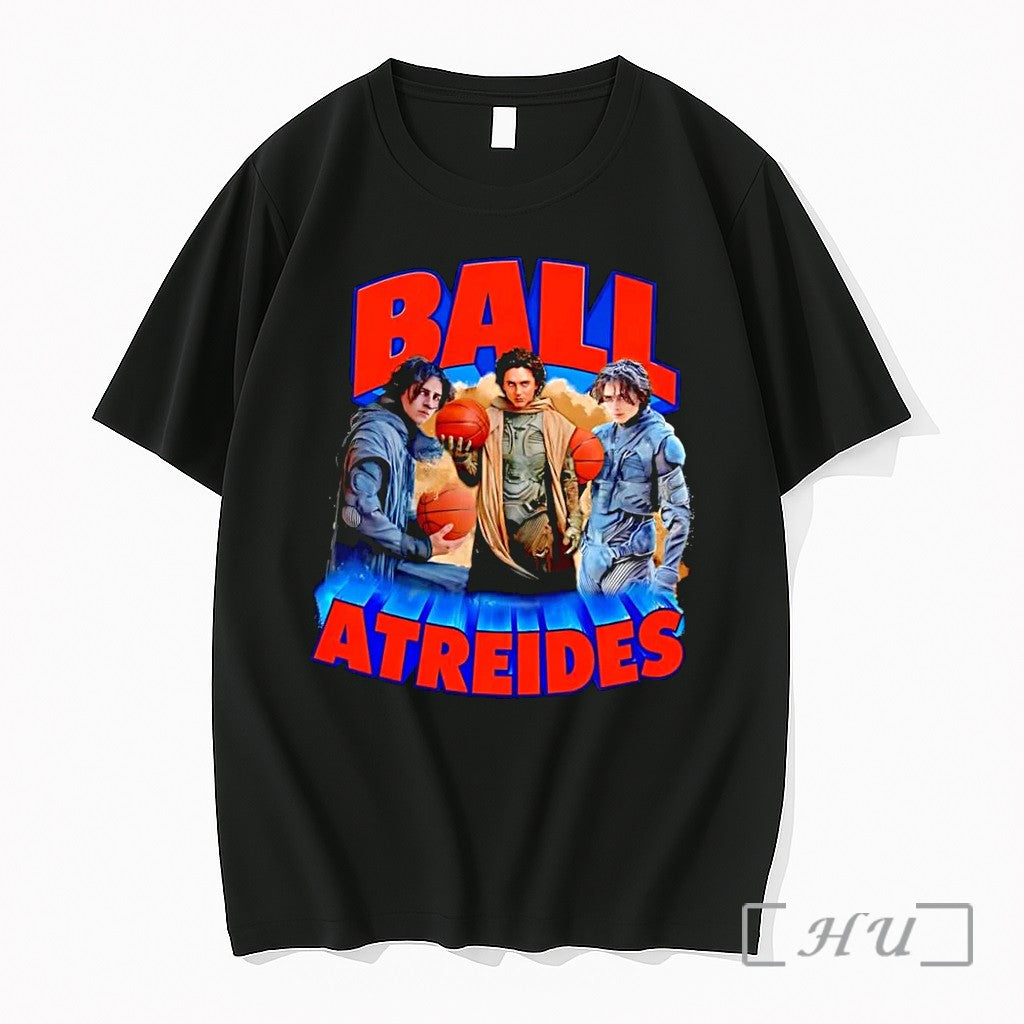 Officials Ball Atreides Dune Paul Basketball Parody Black Unisex T-shirt, Sweatshirt, Hoodie, Long Sleeve Tee - T-Shirt, Sweatshirt, Hoodie