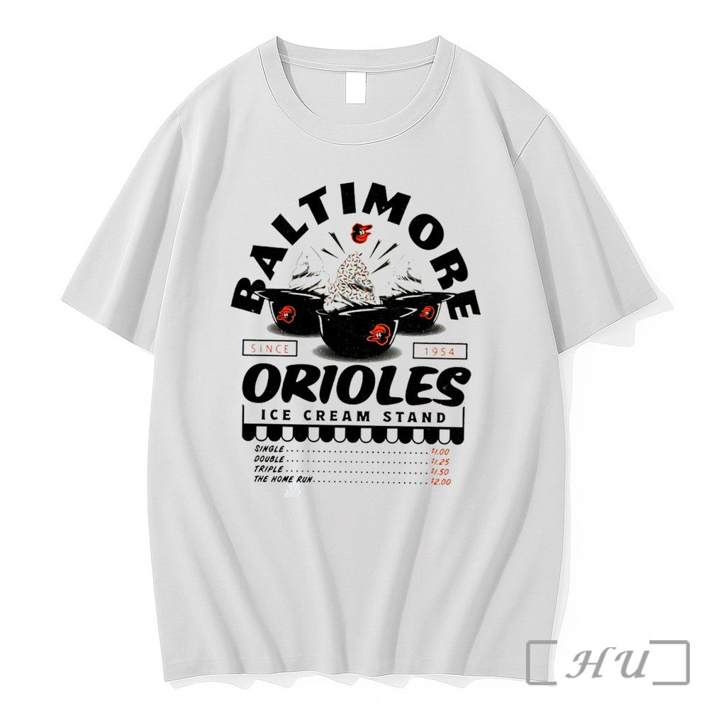 Officials Baltimore Orioles Ice Cream Stand Tee Unisex T-shirt, Sweatshirt, Hoodie, Long Sleeve Tee - T-Shirt, Sweatshirt, Hoodie