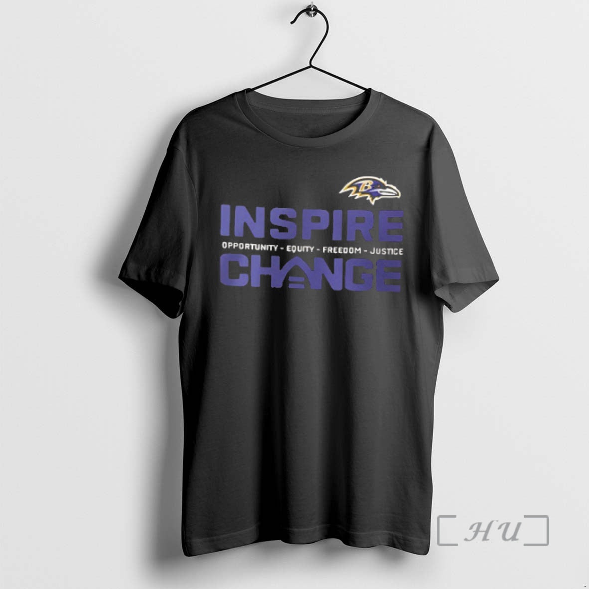 Officials Baltimore Ravens Inspire Change Ravens Opportunity Equity Freedom Justice 2 Sided T-Shirts, Hoodie, Sweatshirt - T-Shirt, Sweatshirt, Hoodie