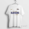 Officials Baltimore Ravens X Peanuts Abbey Road Cartoon Double Sided T-Shirts, Hoodie, Sweatshirt - T-Shirt, Sweatshirt, Hoodie