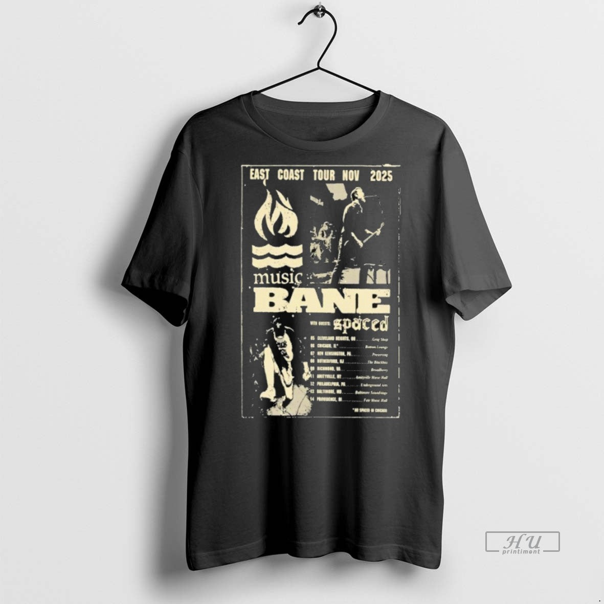 Officials Bane Music East Coast Tour Nov 2025 Shirt Sweater Unisex T-shirt, Sweatshirt, Hoodie, Long Sleeve Tee - T-Shirt, Sweatshirt, Hoodie