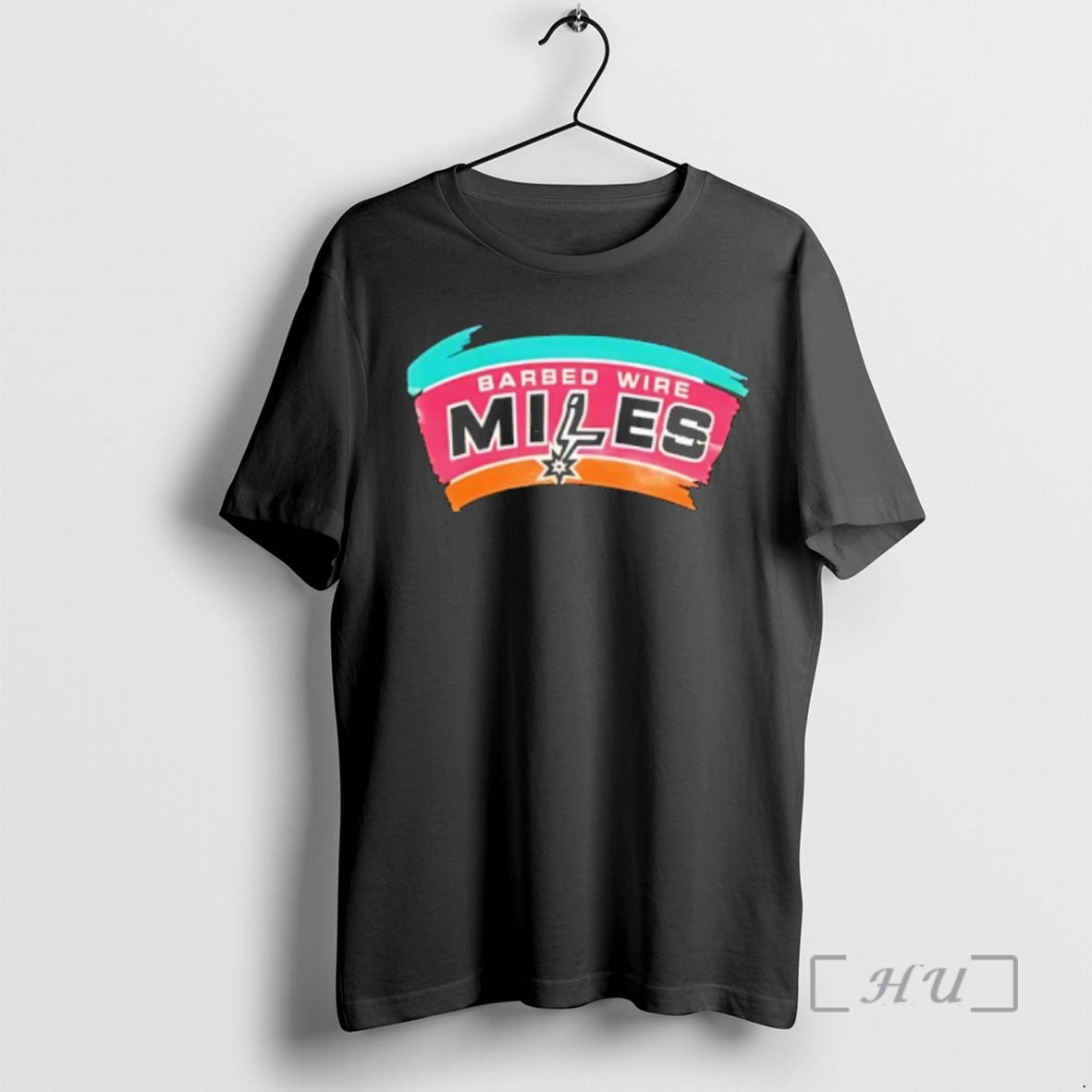 Officials Barbed Wire Miles San Antonio Basketball Logo Unisex T-shirt, Sweatshirt, Hoodie, Long Sleeve Tee - T-Shirt, Sweatshirt, Hoodie