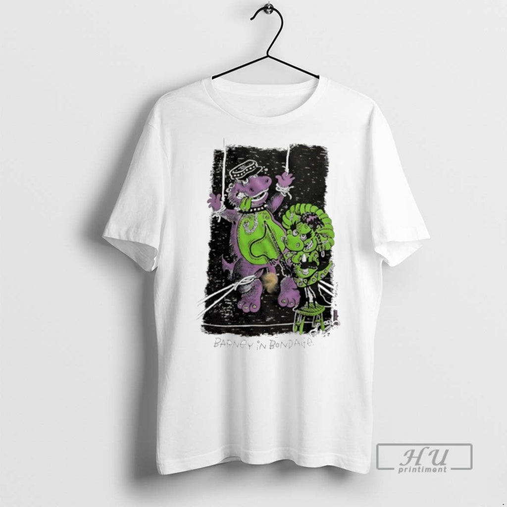 Officials Barney In Bondage T Shirt Unisex T-shirt, Sweatshirt, Hoodie, Long Sleeve Tee - T-Shirt, Sweatshirt, Hoodie