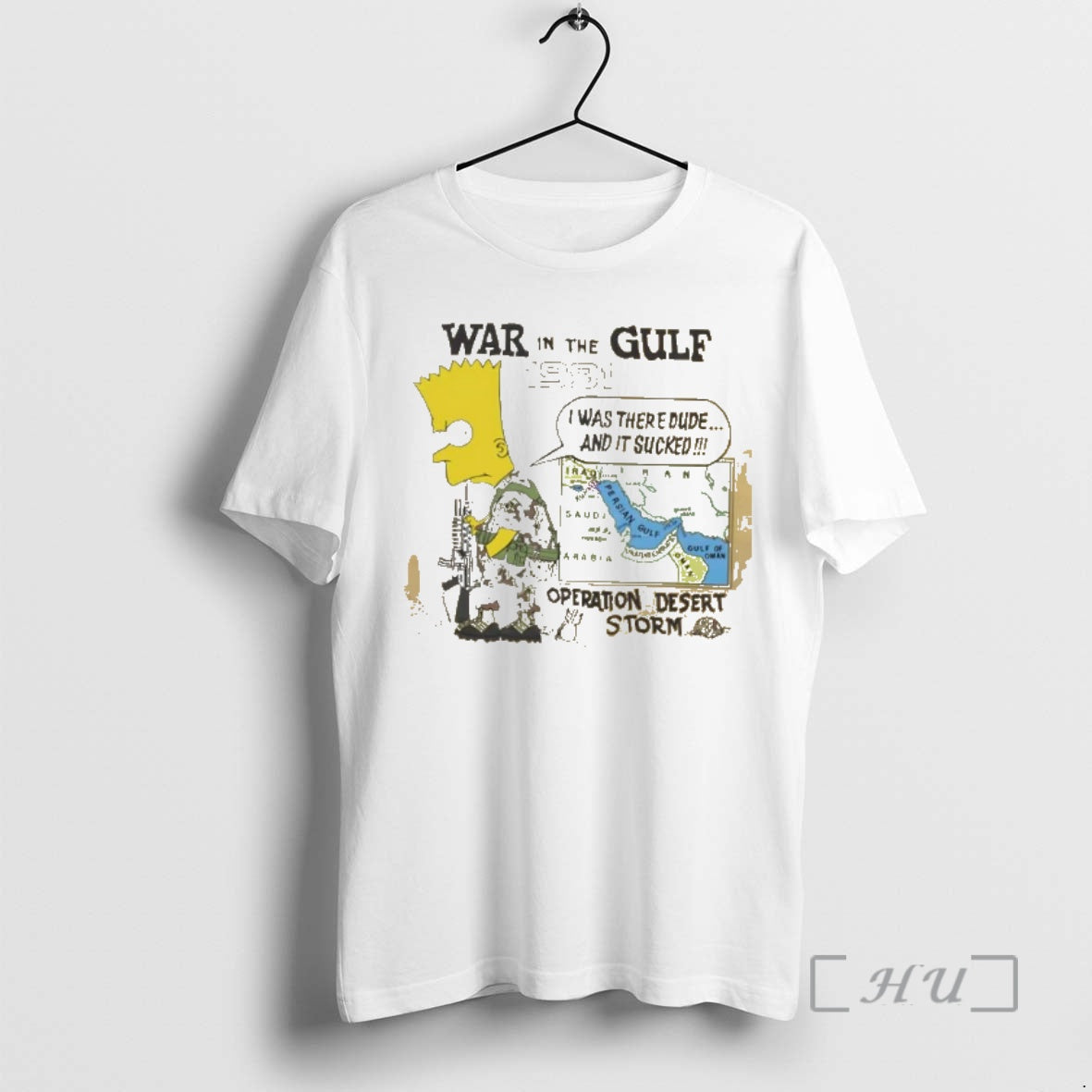Officials Bart War In The Gulf 1991 Operation Desert Storm Unisex T-shirt, Sweatshirt, Hoodie, Long Sleeve Tee - T-Shirt, Sweatshirt, Hoodie