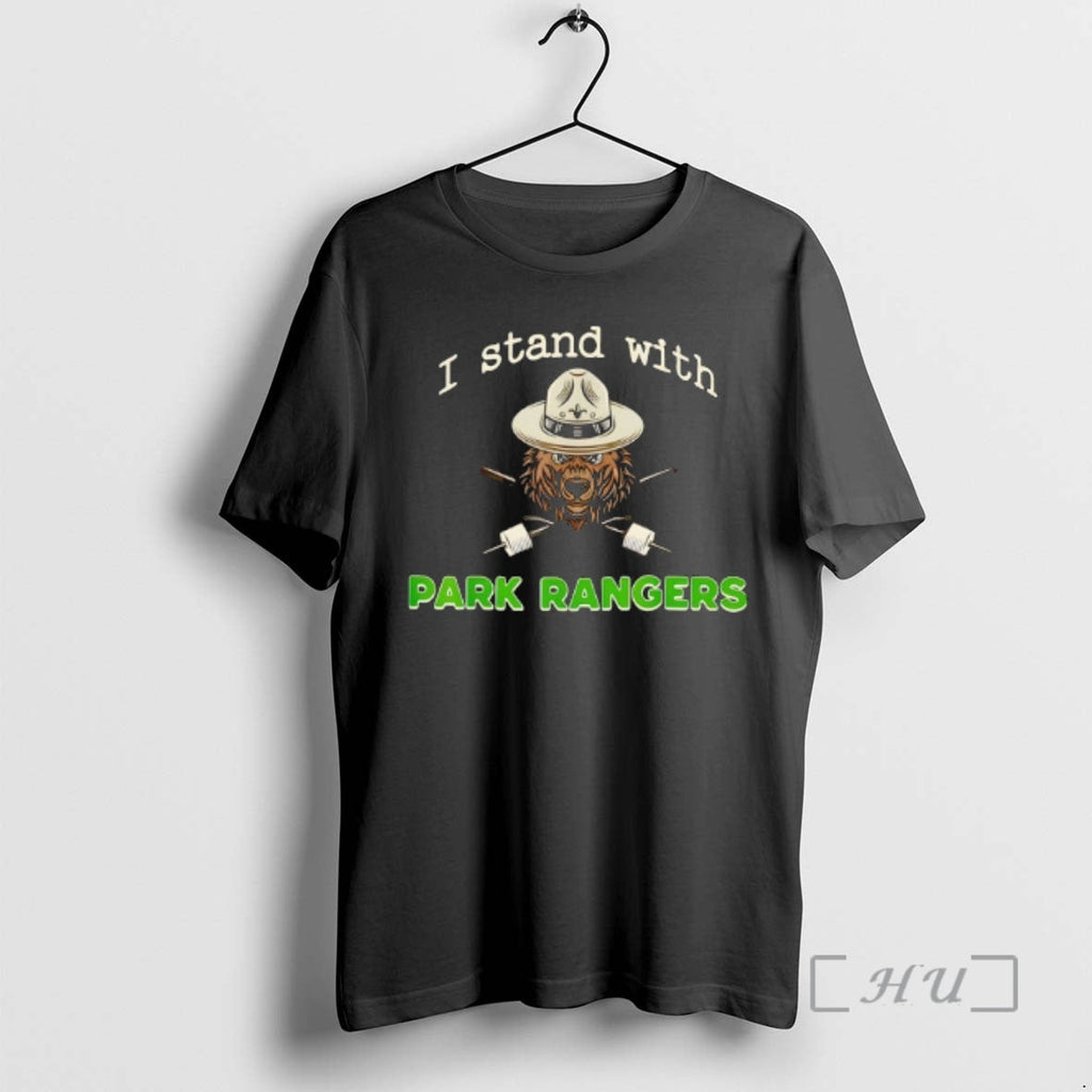 Officials Bear Wearing Campaign Hat I Stand Park Rangers Vintage T-Shirts, Hoodie, Sweatshirt - T-Shirt, Sweatshirt, Hoodie