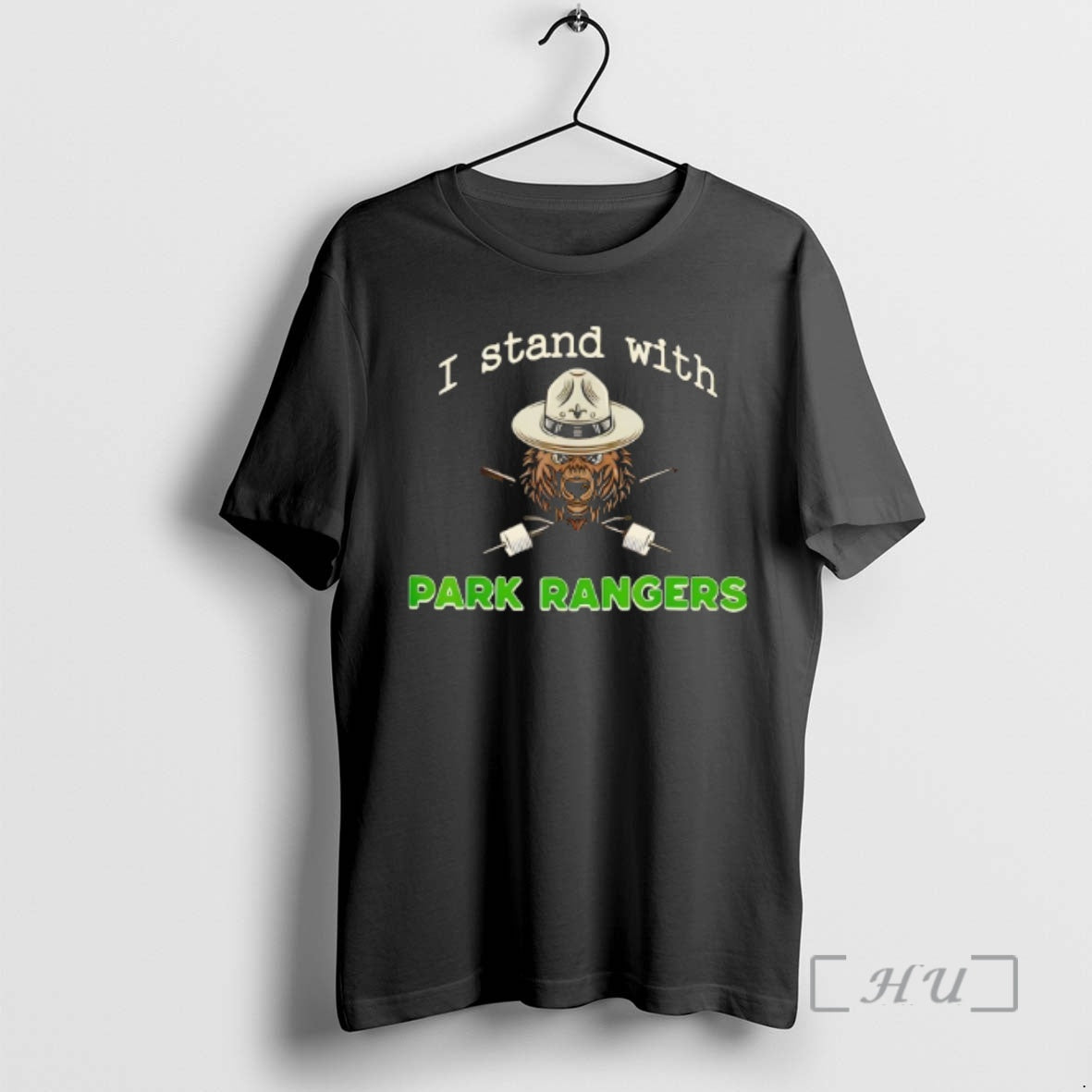 Officials Bear Wearing Campaign Hat I Stand Park Rangers Vintage T-Shirts, Hoodie, Sweatshirt - T-Shirt, Sweatshirt, Hoodie