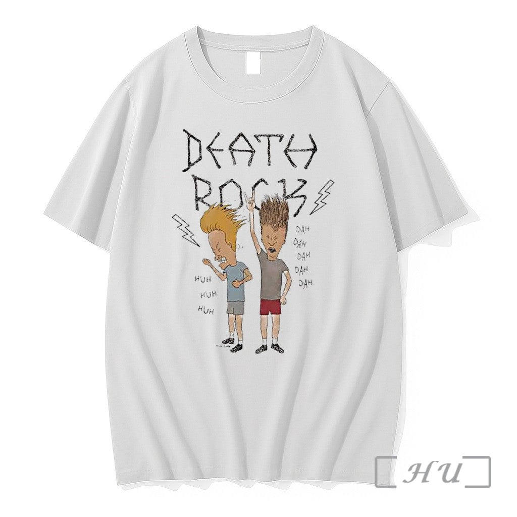 Officials Beavis Butt Head Death Rock Dah Huh Mike Judge Unisex T-shirt, Sweatshirt, Hoodie, Long Sleeve Tee - T-Shirt, Sweatshirt, Hoodie
