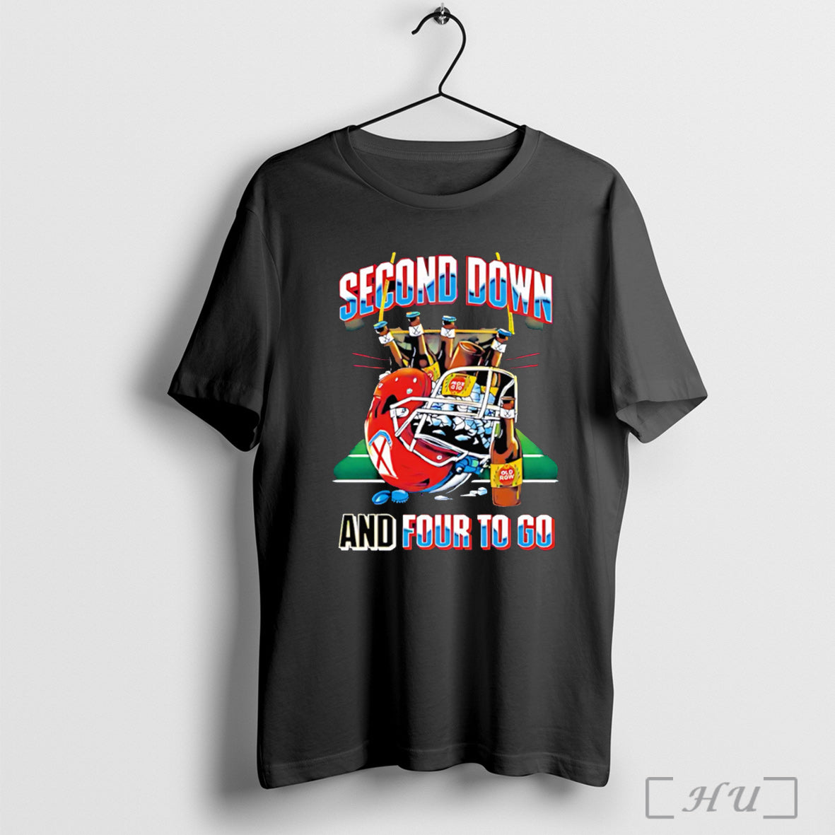 Officials Beer Second Down And Four To Go T Shirt Unisex T-shirt, Sweatshirt, Hoodie, Long Sleeve Tee - T-Shirt, Sweatshirt, Hoodie