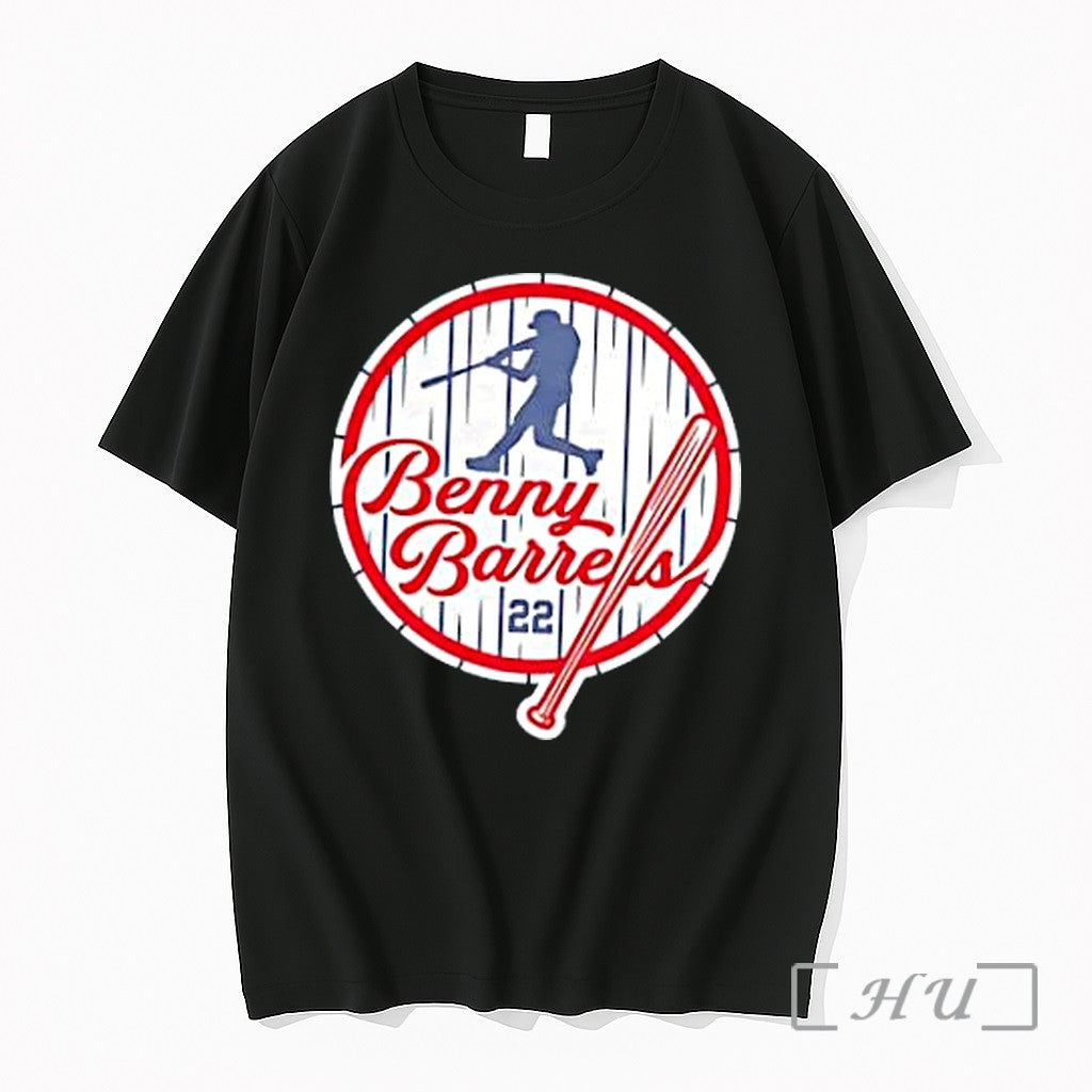 Officials Ben Rice New York Yankees Mlb Benny Barrels 22 Unisex T-shirt, Sweatshirt, Hoodie, Long Sleeve Tee - T-Shirt, Sweatshirt, Hoodie