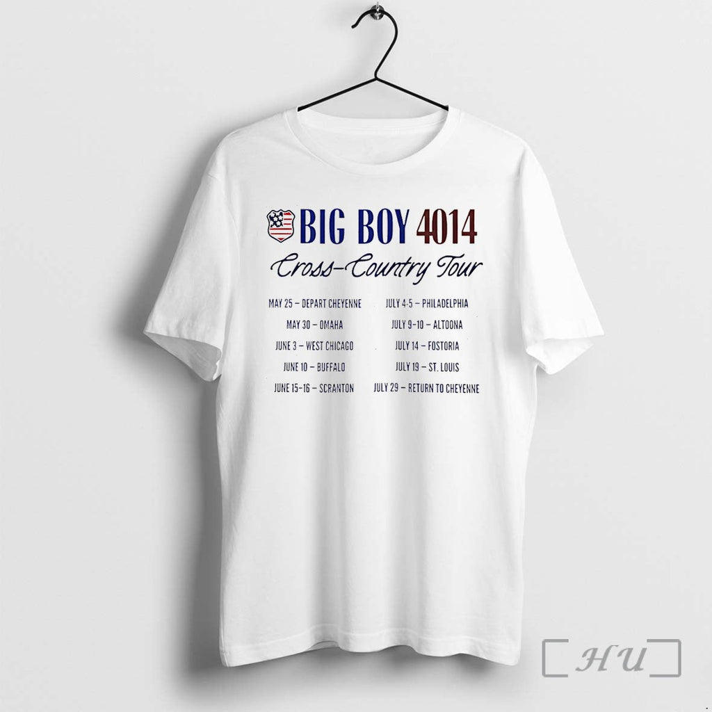 Officials Big Boy 4014 Tour America 250 Train Unisex T-shirt, Sweatshirt, Hoodie, Long Sleeve Tee - T-Shirt, Sweatshirt, Hoodie
