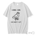 Officials Bird I Came I Saw I Had Anxiety I Left Premium T Shirts Sweater Unisex T-shirt, Sweatshirt, Hoodie, Long Sleeve Tee - T-Shirt, Sweatshirt, Hoodie
