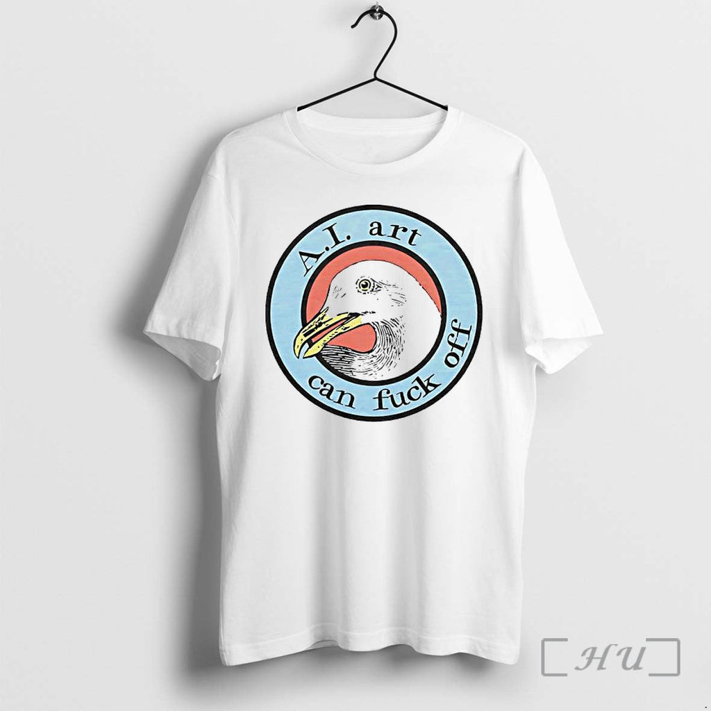Officials Birds Ai Art Can Fuck Off Premium T Shirts Sweater Hoodie Jpg Unisex T-shirt, Sweatshirt, Hoodie, Long Sleeve Tee - T-Shirt, Sweatshirt, Hoodie