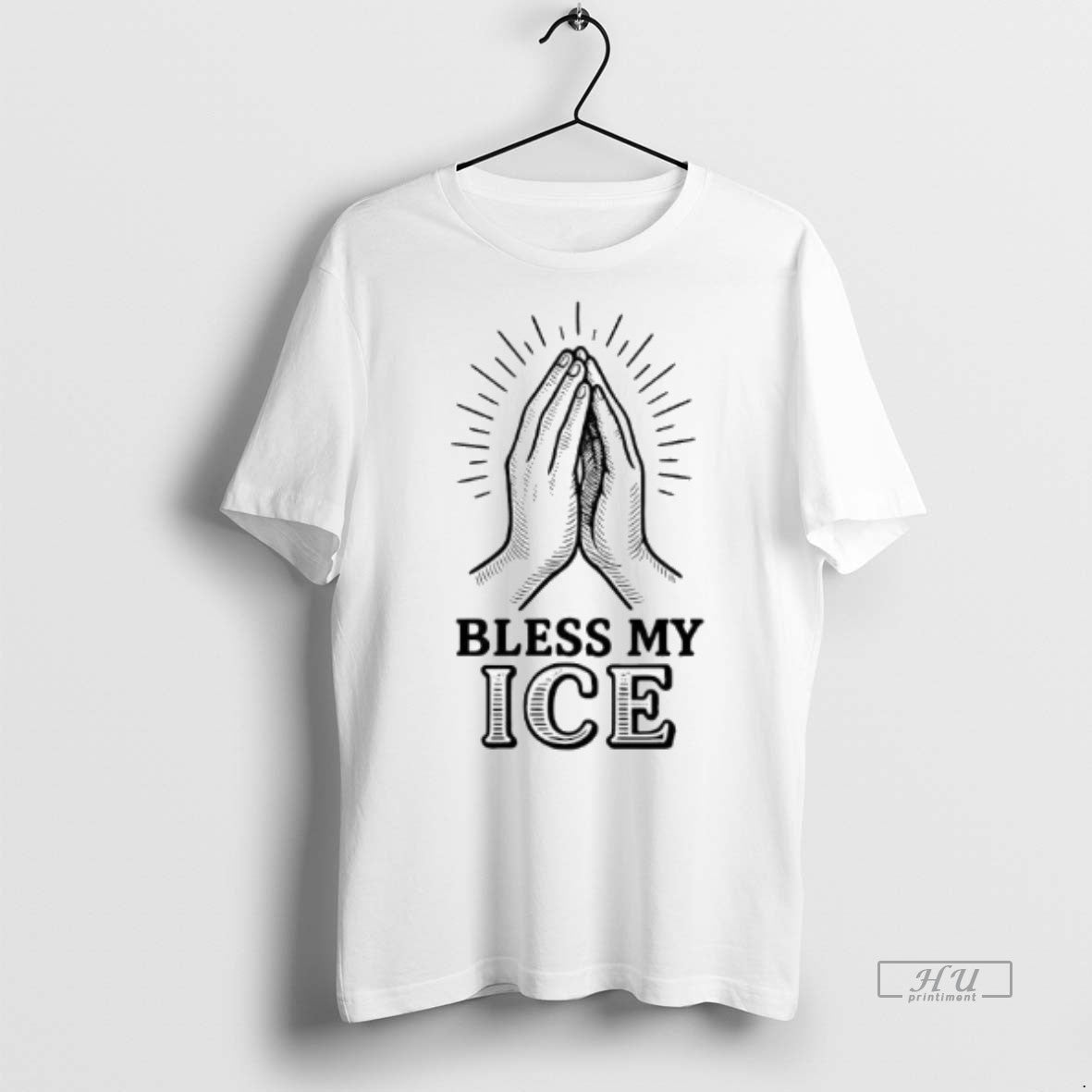 Officials Bless My Ice Praying Hands Shirt Sweater Unisex T-shirt, Sweatshirt, Hoodie, Long Sleeve Tee - T-Shirt, Sweatshirt, Hoodie