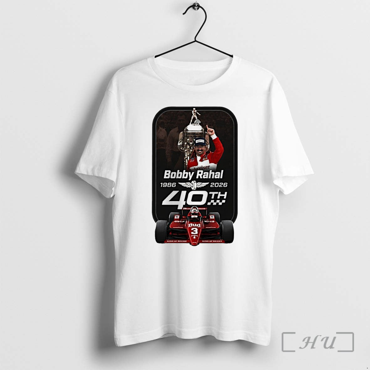 Officials Bobby Rahal Special Edition 40th Anniversary Indianapolis 500 Racing Unisex T-shirt, Sweatshirt, Hoodie, Long Sleeve Tee - T-Shirt, Sweatshirt, Hoodie