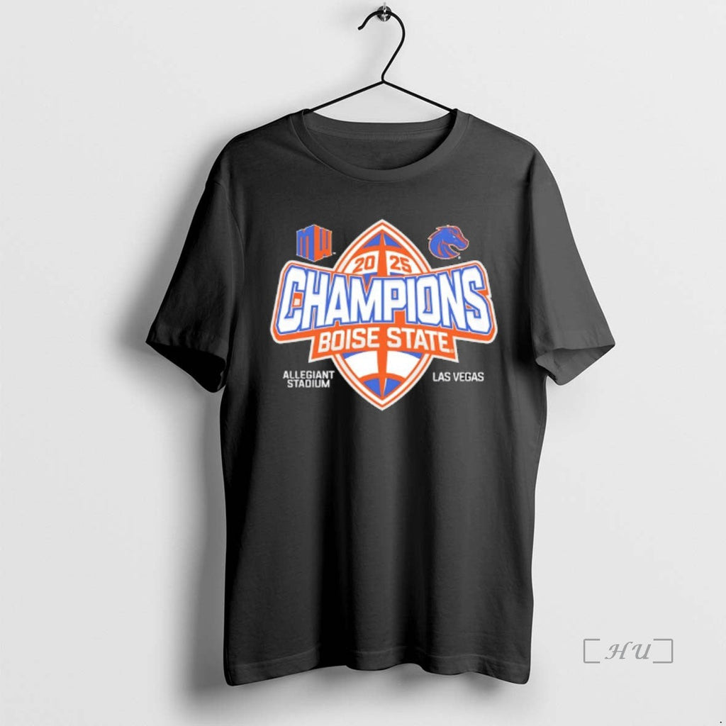 Officials Boise State Broncos Mountain West Football Champions 2025 T-Shirts, Hoodie, Sweatshirt - T-Shirt, Sweatshirt, Hoodie