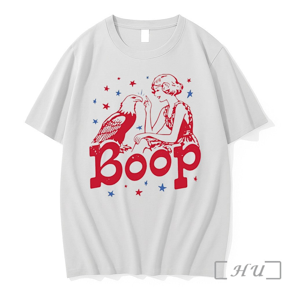 Officials Boop Eagle Girl Boop The Eagle 4th Of July Tee Premium T Shirts Sweater Unisex T-shirt, Sweatshirt, Hoodie, Long Sleeve Tee - T-Shirt, Sweatshirt, Hoodie
