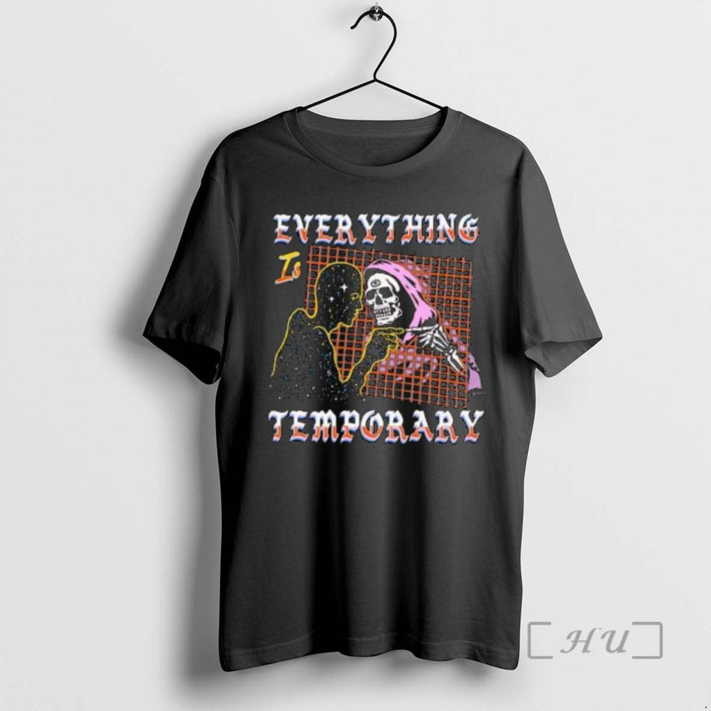 Officials Boss Dog Art Everything Is Temporary Circle Black T-Shirts, Hoodie, Sweatshirt - T-Shirt, Sweatshirt, Hoodie