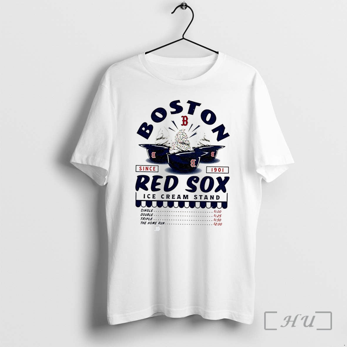 Officials Boston Red Sox Ice Cream Stand Tee Unisex T-shirt, Sweatshirt, Hoodie, Long Sleeve Tee - T-Shirt, Sweatshirt, Hoodie
