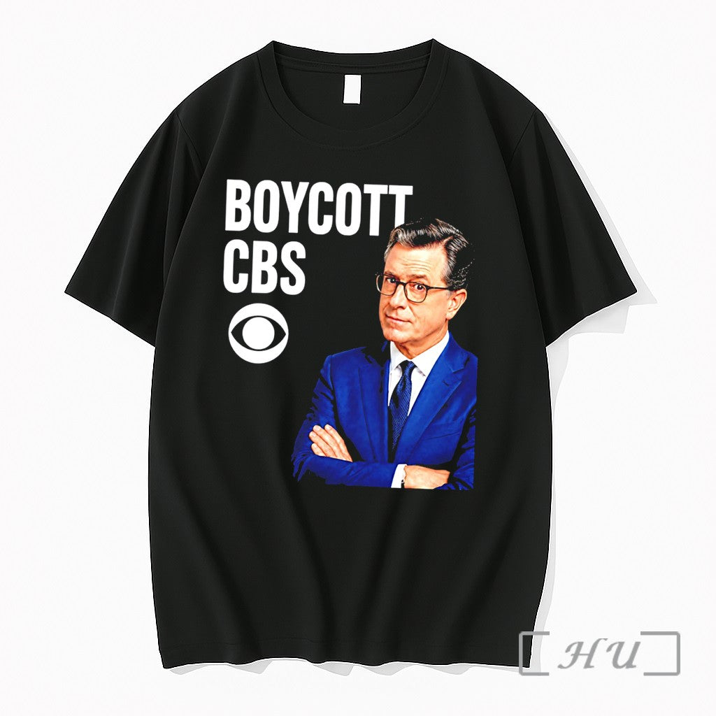 Officials Boycott Of Cbs Graphic Tee Premium T Shirts Sweater Hoodie Jpg Unisex T-shirt, Sweatshirt, Hoodie, Long Sleeve Tee - T-Shirt, Sweatshirt, Hoodie