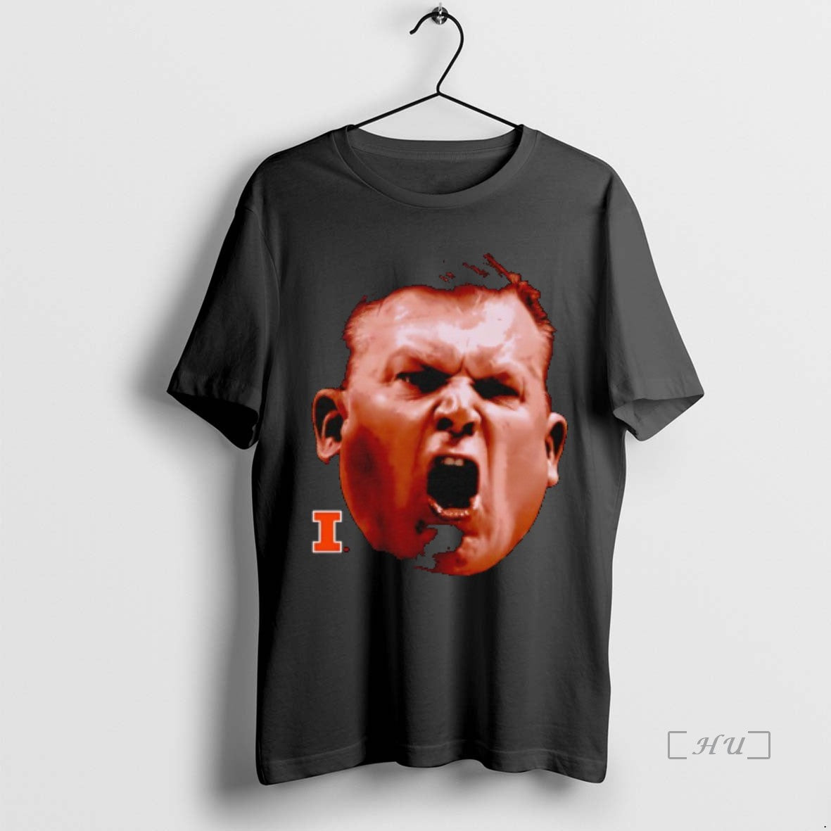 Officials Brad Underwood Big Face Coach Illinois Fighting Illini Basketball T-Shirts, Hoodie, Sweatshirt - T-Shirt, Sweatshirt, Hoodie