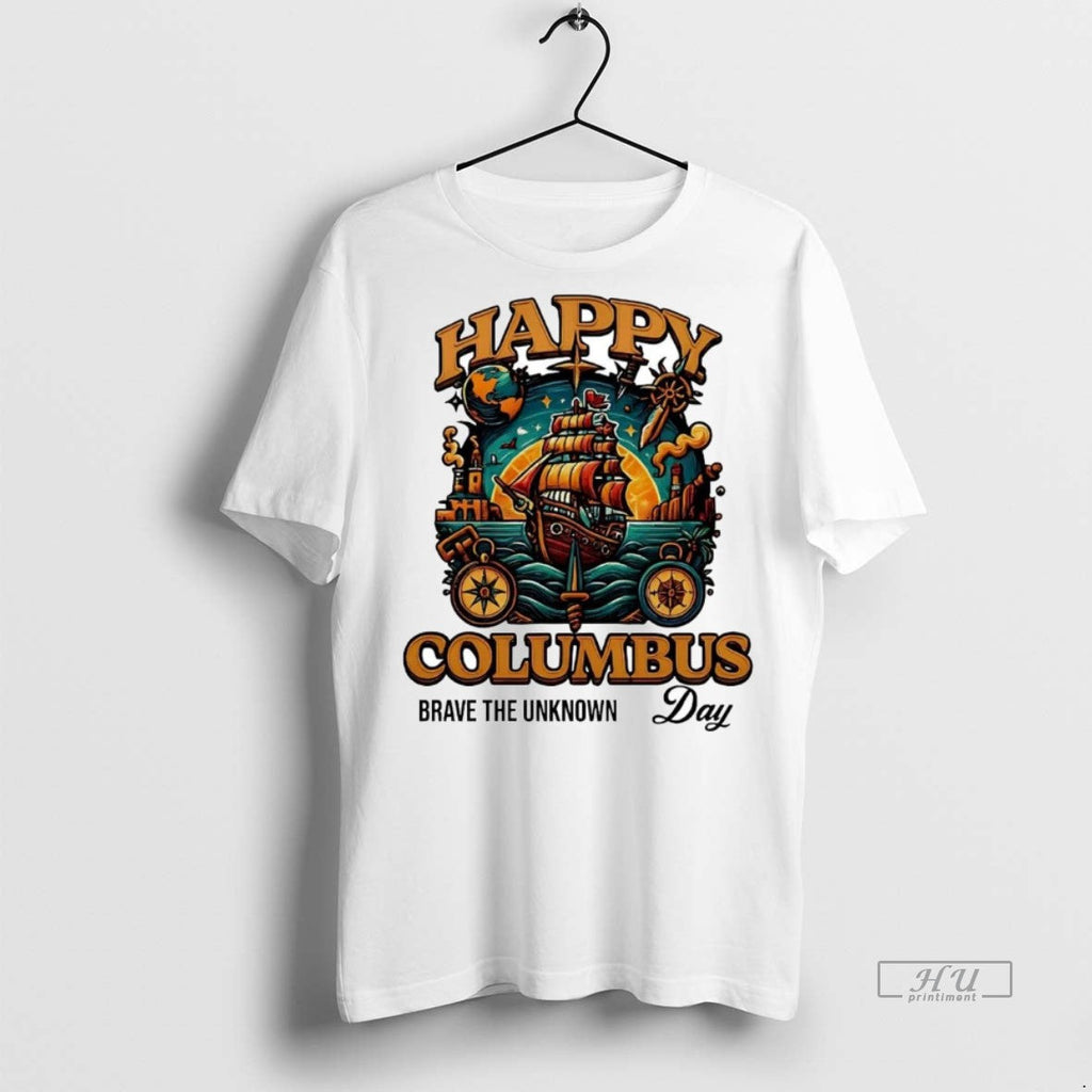 Officials Brave The Unknown Happy Columbus Day Shirt Sweater Unisex T-shirt, Sweatshirt, Hoodie, Long Sleeve Tee - T-Shirt, Sweatshirt, Hoodie