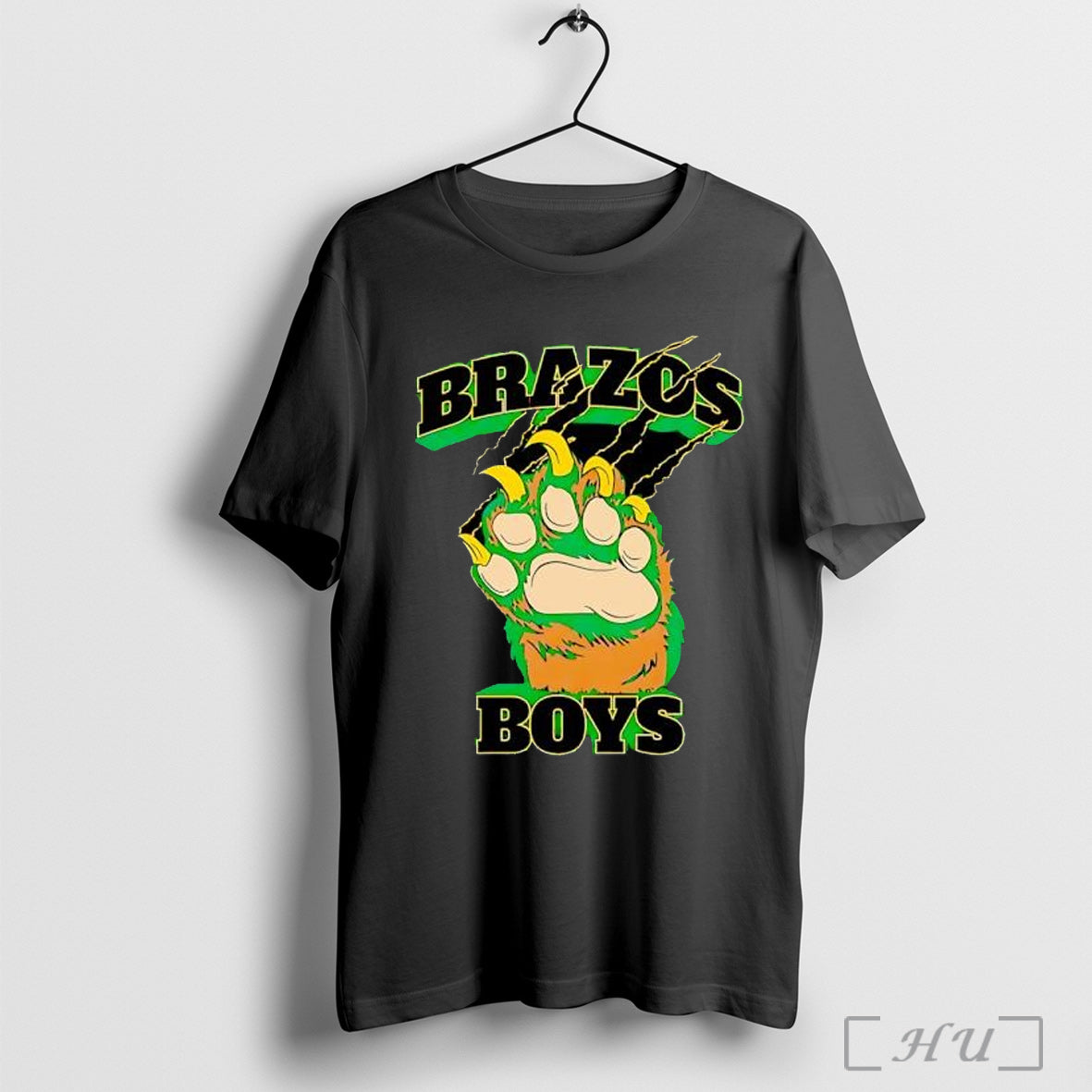 Officials Brazos Boys Big Claw Scratching Text Distressed T Shirt Unisex T-shirt, Sweatshirt, Hoodie, Long Sleeve Tee - T-Shirt, Sweatshirt, Hoodie