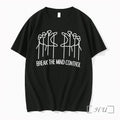 Officials Break The Mind Control Simple Hand Doodle Art Tee Unisex T-shirt, Sweatshirt, Hoodie, Long Sleeve Tee - T-Shirt, Sweatshirt, Hoodie