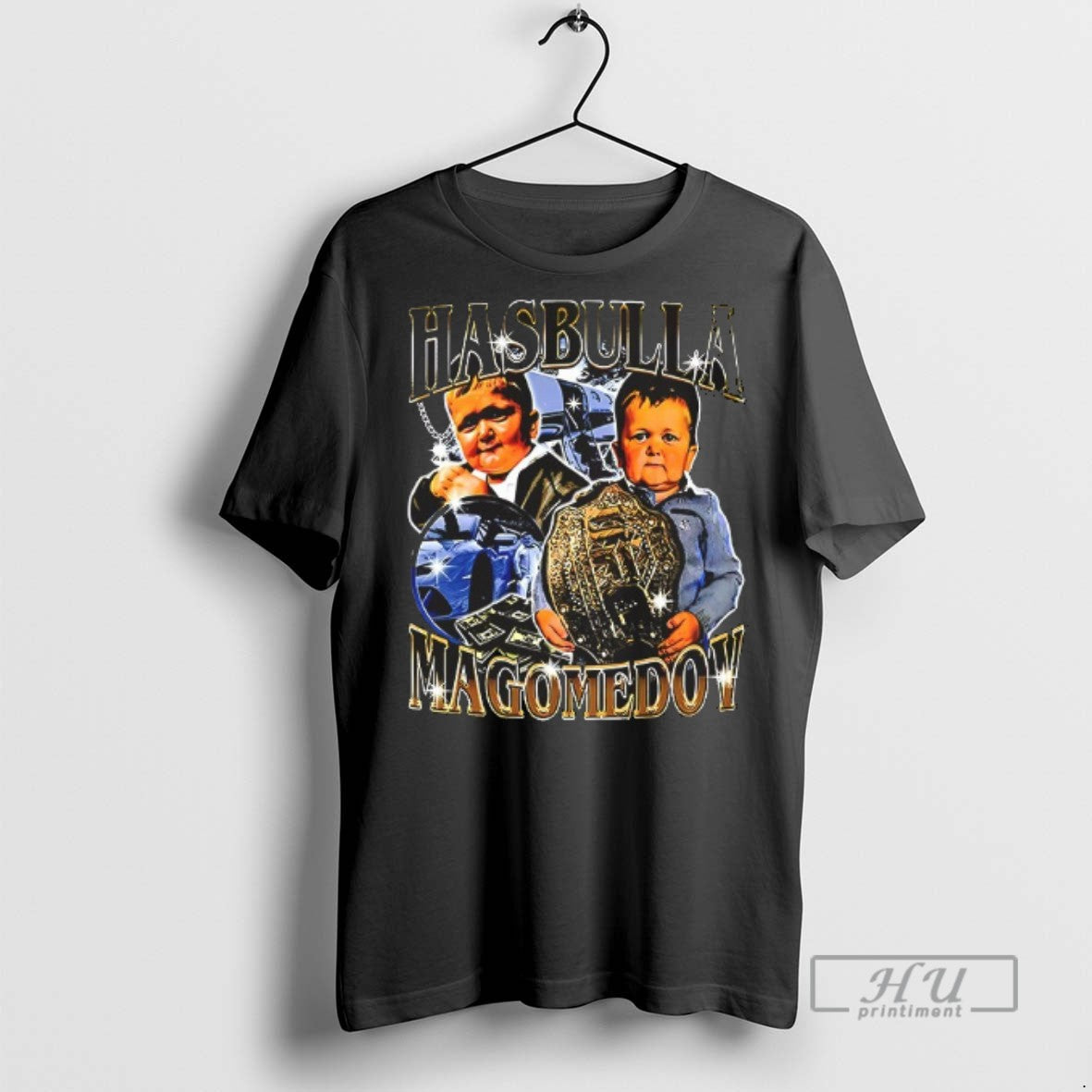 Officials Brian Burns Wearing Hasbulla Magomedov T Shirt Unisex T-shirt, Sweatshirt, Hoodie, Long Sleeve Tee - T-Shirt, Sweatshirt, Hoodie