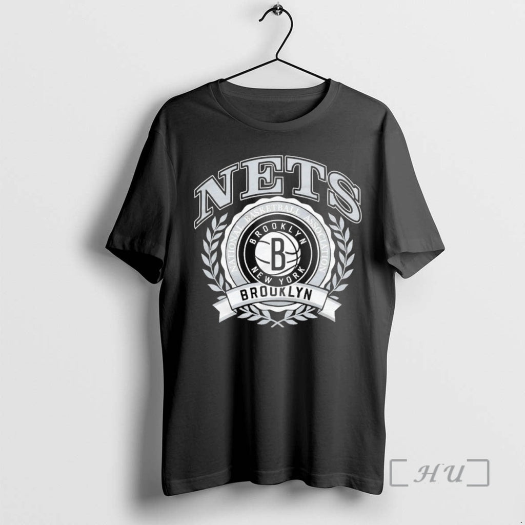 Officials Brooklyn Nets Basketball Nba Crest Logo T-Shirts, Hoodie, Sweatshirt - T-Shirt, Sweatshirt, Hoodie