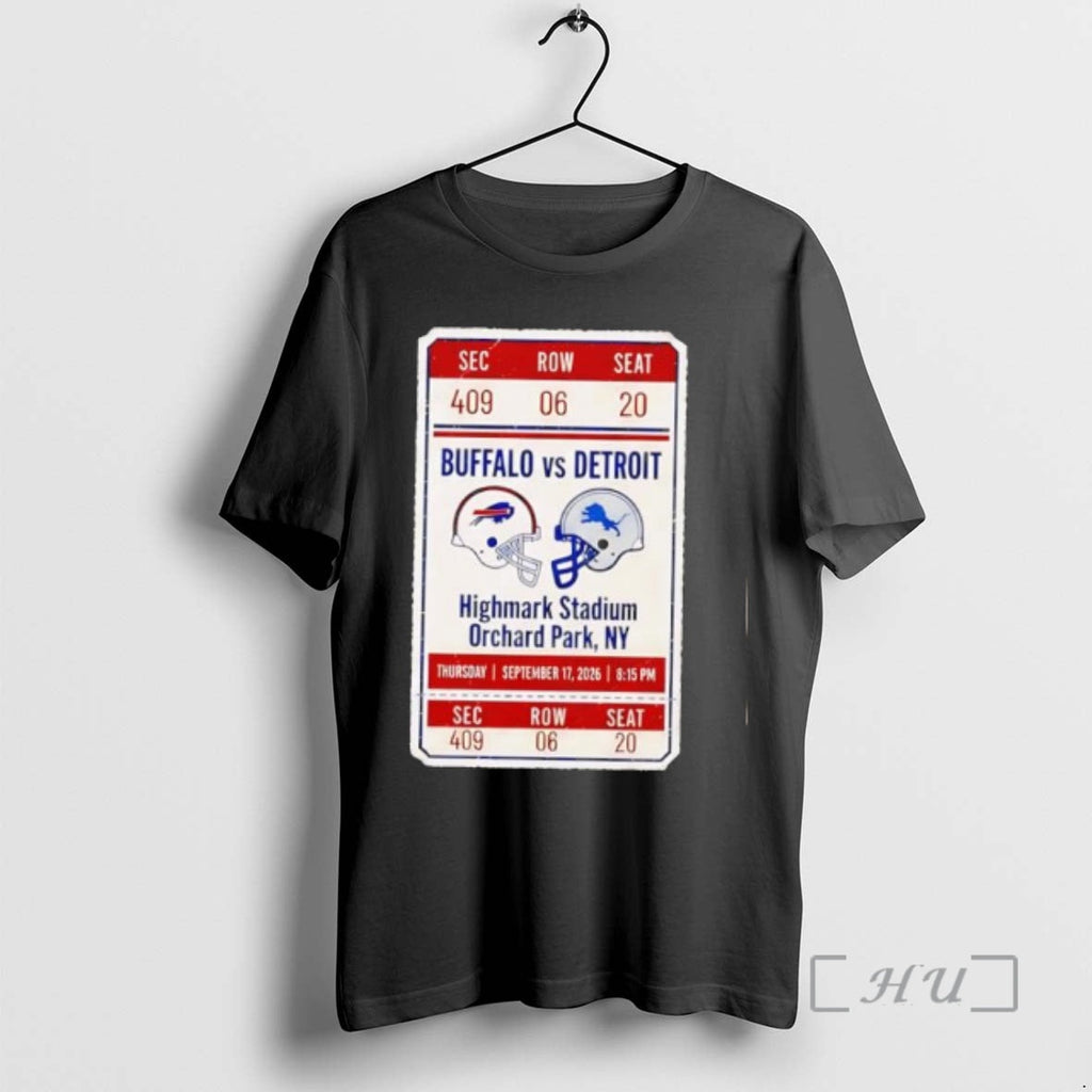 Officials Buffalo Vs Detroit Highmark Stadium Football Unisex T-shirt, Sweatshirt, Hoodie, Long Sleeve Tee - T-Shirt, Sweatshirt, Hoodie