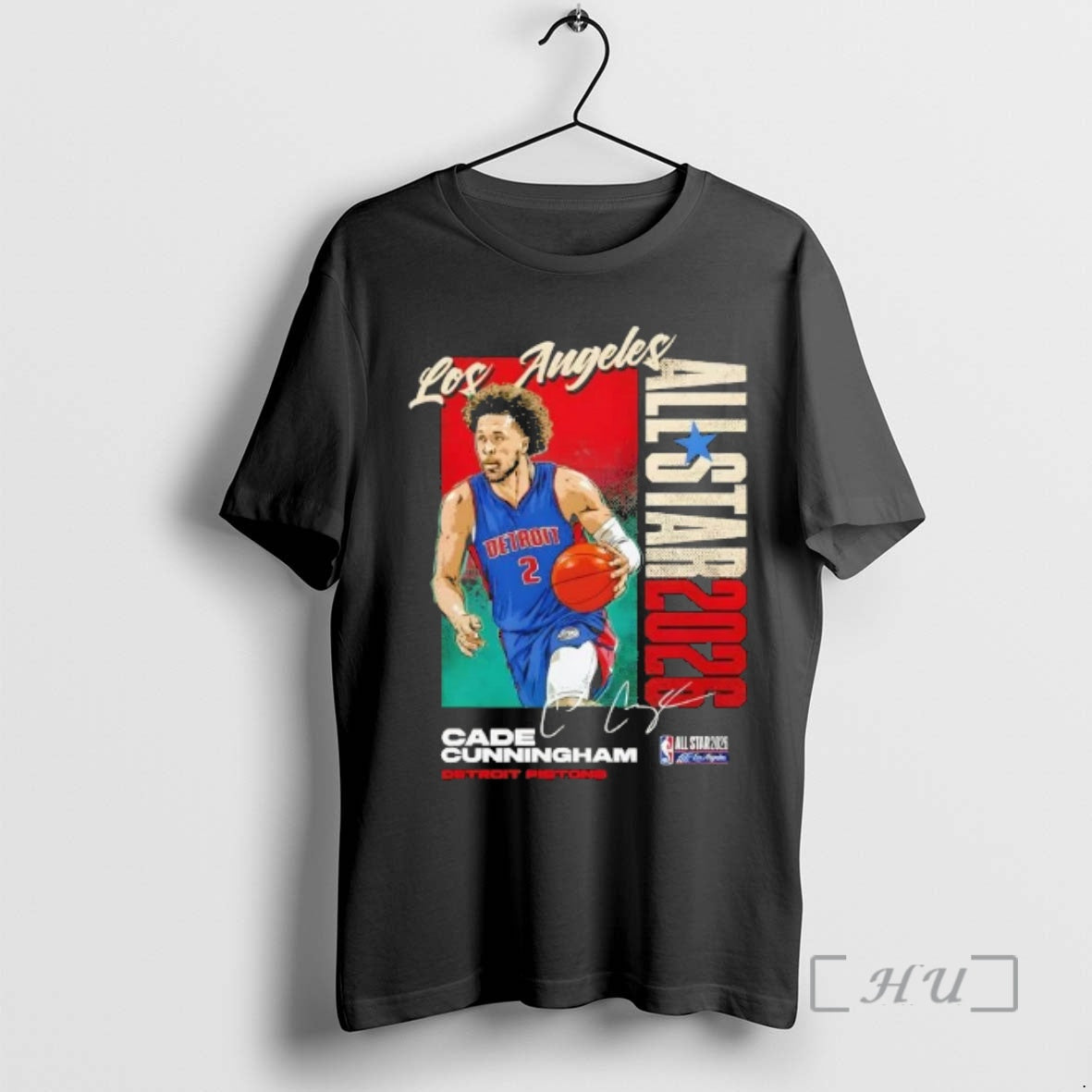 Officials Cade Cunningham Detroit Pistons 2026 Nba All Star Vertical Signature T-Shirts, Hoodie, Sweatshirt - T-Shirt, Sweatshirt, Hoodie