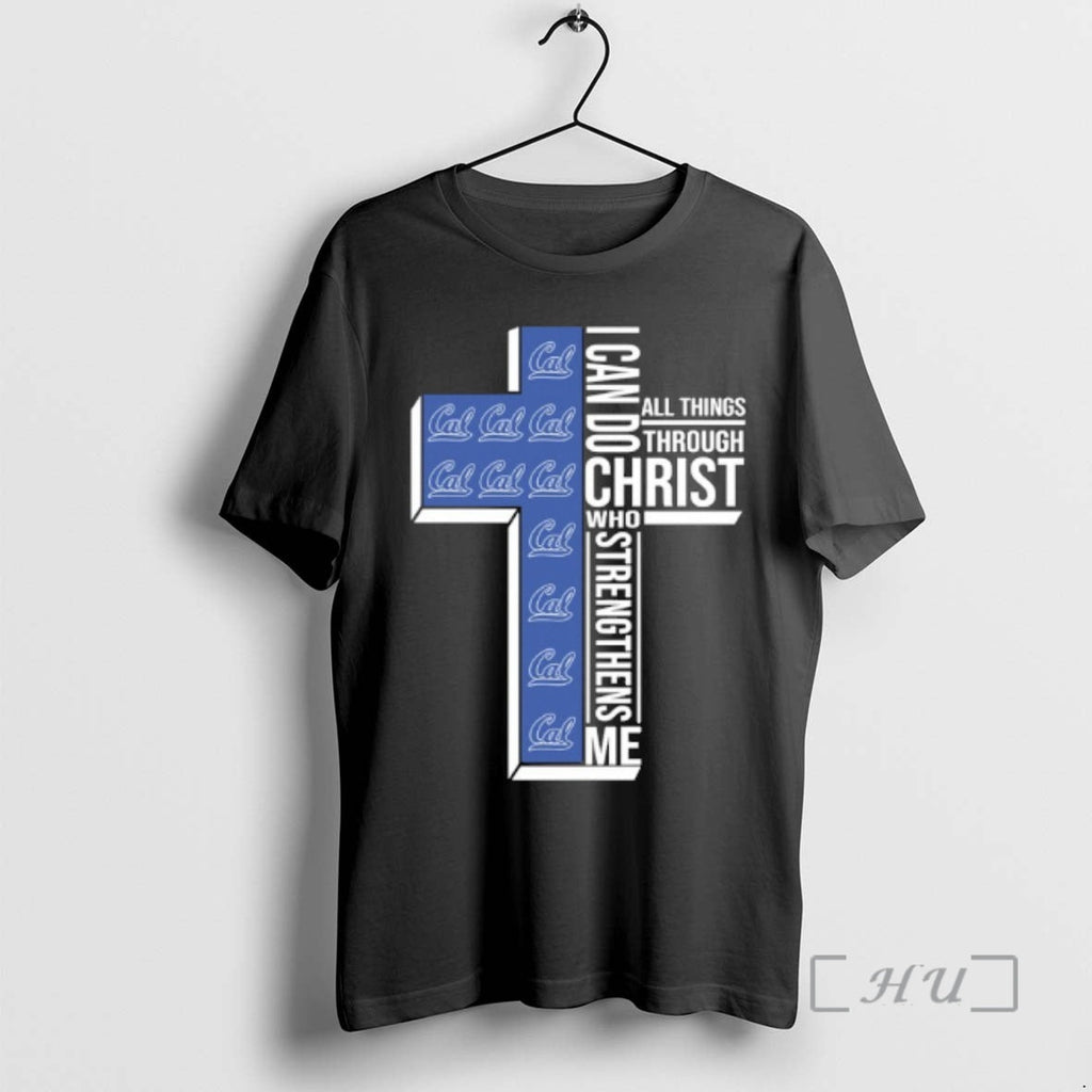 Officials California Golden Bears Cross I Can Do All Things Through Christ Who Strengthen Me T-Shirts, Hoodie, Sweatshirt - T-Shirt, Sweatshirt, Hoodie