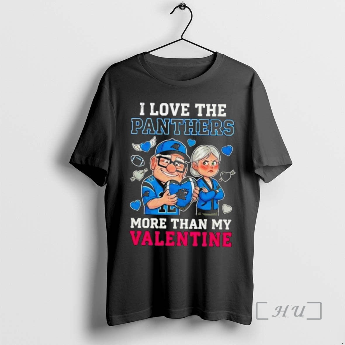 Officials Carolina Panthers Up Movie I Love Panthers More Than My Valentine T-Shirts, Hoodie, Sweatshirt - T-Shirt, Sweatshirt, Hoodie