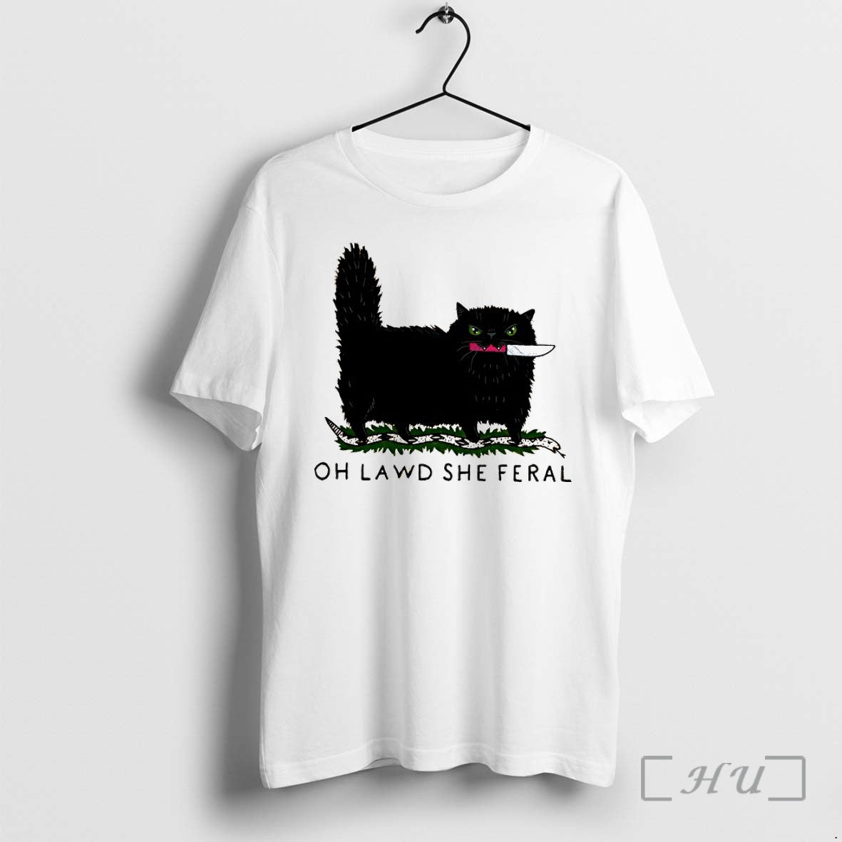 Officials Cat Knife And Snake Oh Lawd She Reral Unisex T-shirt, Sweatshirt, Hoodie, Long Sleeve Tee - T-Shirt, Sweatshirt, Hoodie