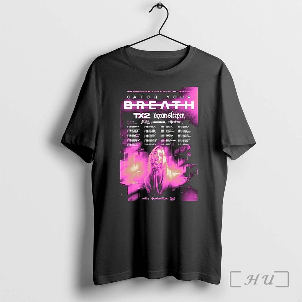 Officials Catch Your Breath Tour 2026 Us Eu And Uk 1 Premium T Shirts Sweater Unisex T-shirt, Sweatshirt, Hoodie, Long Sleeve Tee - T-Shirt, Sweatshirt, Hoodie