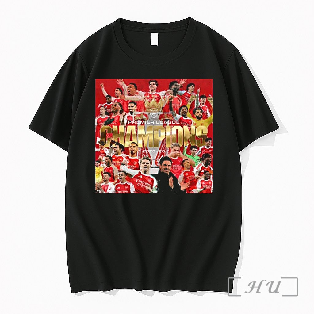 Officials Celebrates Arsenal Fc Champions Premier League 2025 26 1 Unisex T-shirt, Sweatshirt, Hoodie, Long Sleeve Tee - T-Shirt, Sweatshirt, Hoodie