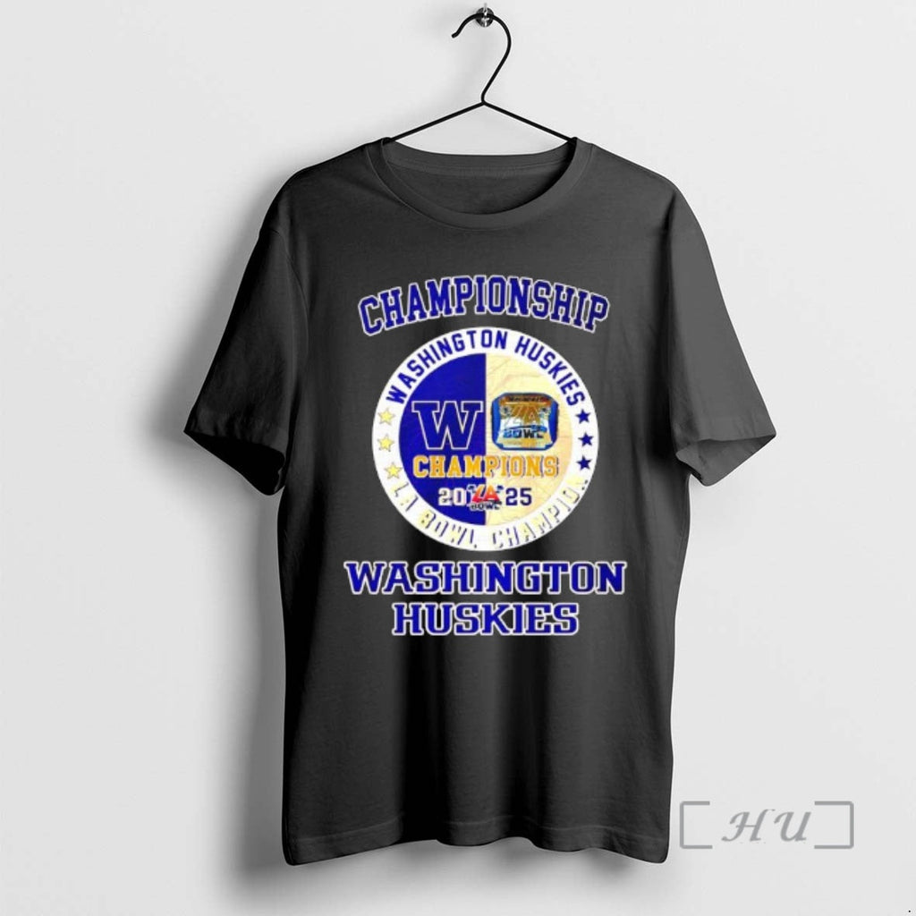 Officials Championship Washington Huskies La Bowl Champion 2025 T-Shirts, Hoodie, Sweatshirt - T-Shirt, Sweatshirt, Hoodie