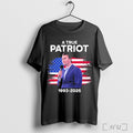 Officials Charlie Kirk 1993 2025 A True Patriot America Flag T Shirt Unisex T-shirt, Sweatshirt, Hoodie, Long Sleeve Tee - T-Shirt, Sweatshirt, Hoodie