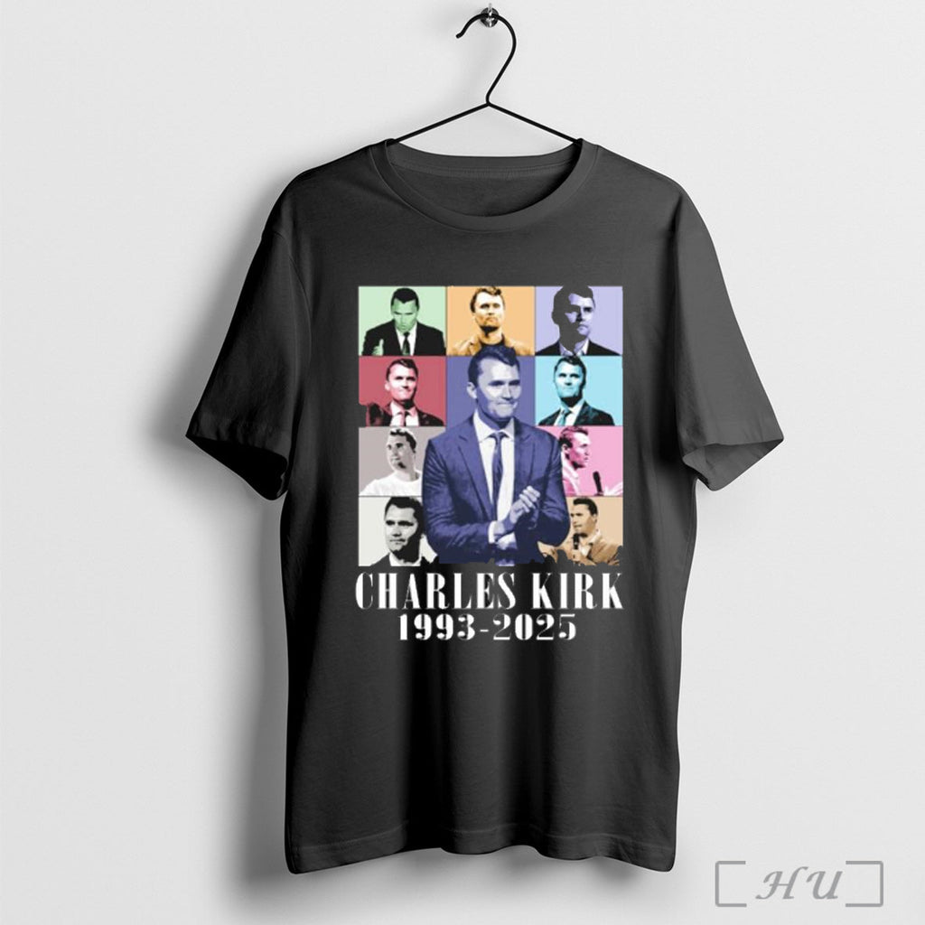 Officials Charlie Kirk 1993 2025 Eras Tour T Shirt Unisex T-shirt, Sweatshirt, Hoodie, Long Sleeve Tee - T-Shirt, Sweatshirt, Hoodie