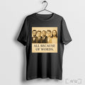 Officials Charlie Kirk All Because Of Words T Shirt Unisex T-shirt, Sweatshirt, Hoodie, Long Sleeve Tee - T-Shirt, Sweatshirt, Hoodie