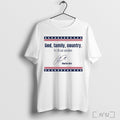 Officials Charlie Kirk God Family Country In That Order T Shirt Unisex T-shirt, Sweatshirt, Hoodie, Long Sleeve Tee - T-Shirt, Sweatshirt, Hoodie