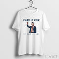 Officials Charlie Kirk His Voice Lives On T Shirt Unisex T-shirt, Sweatshirt, Hoodie, Long Sleeve Tee - T-Shirt, Sweatshirt, Hoodie