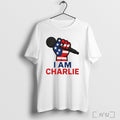 Officials Charlie Kirk I Am Charlie T Shirt Unisex T-shirt, Sweatshirt, Hoodie, Long Sleeve Tee - T-Shirt, Sweatshirt, Hoodie