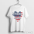 Officials Charlie Kirk Pray For Charlie Kirk Stand With Charlie American Flag T Shirt Unisex T-shirt, Sweatshirt, Hoodie, Long Sleeve Tee - T-Shirt, Sweatshirt, Hoodie