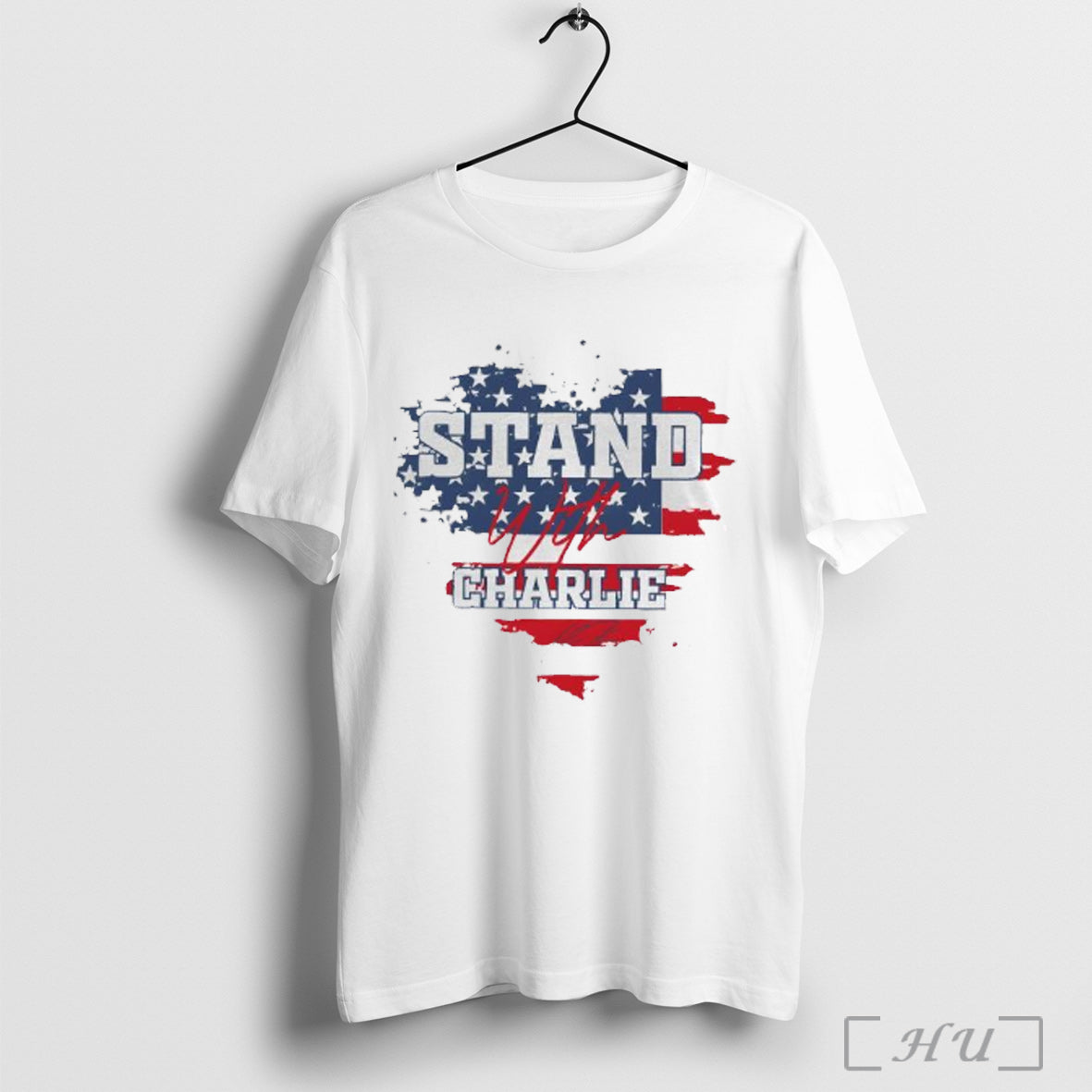 Officials Charlie Kirk Pray For Charlie Kirk Stand With Charlie American Flag T Shirt Unisex T-shirt, Sweatshirt, Hoodie, Long Sleeve Tee - T-Shirt, Sweatshirt, Hoodie